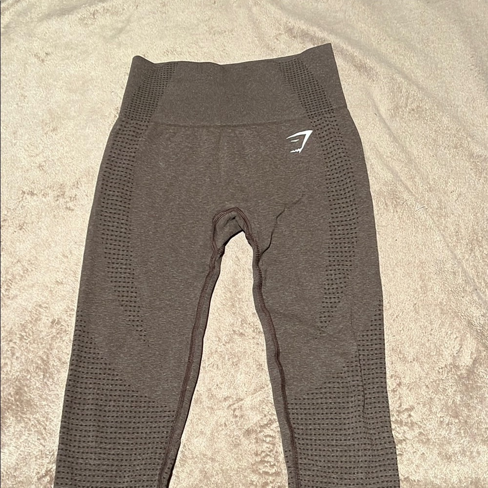 Gymshark Brown High-Waisted Leggings
